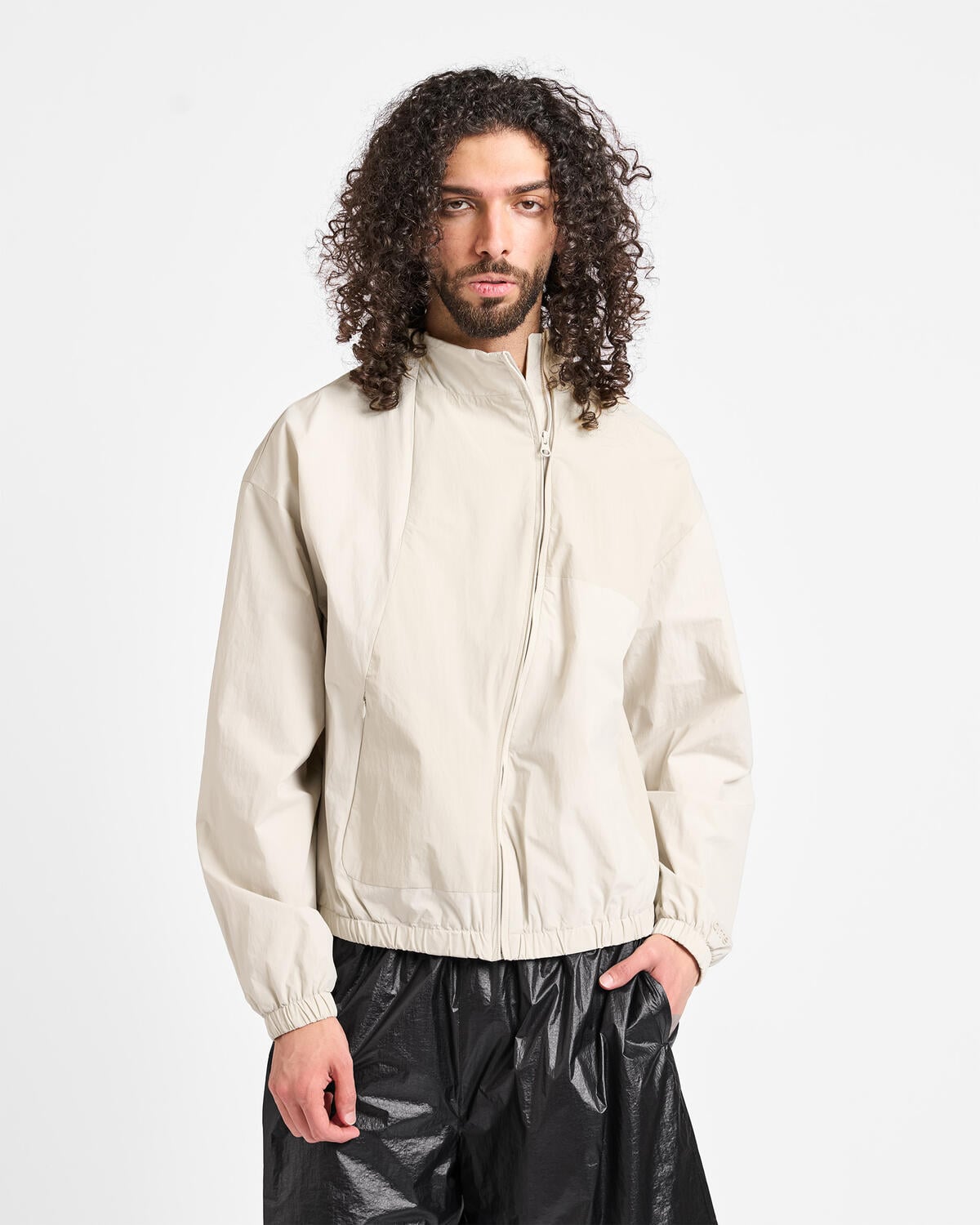 Arte Antwerp Curve Zipper Jacket | SS26-037J-CRM | AFEW STORE